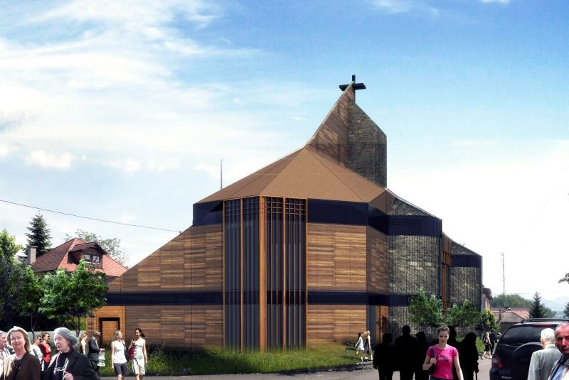 Výstavba nového kostola prerábkou kaštieľa