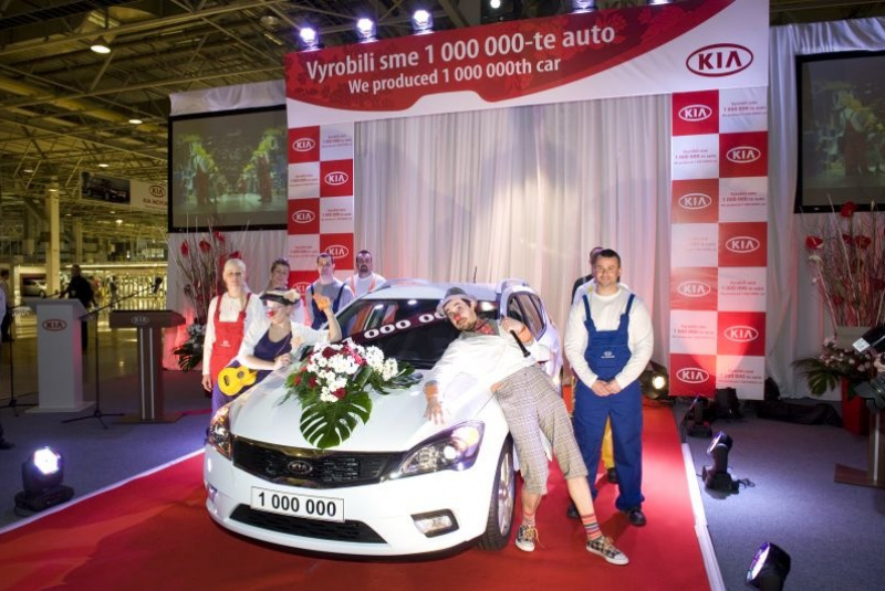 Kia Motors Slovakia ceremonia milionty automobil