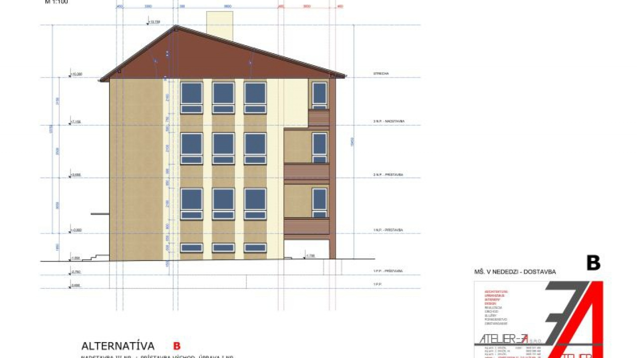 Fotografia fotogalérie Materská škola_prístavba_arch.Kružel_alternatívaB